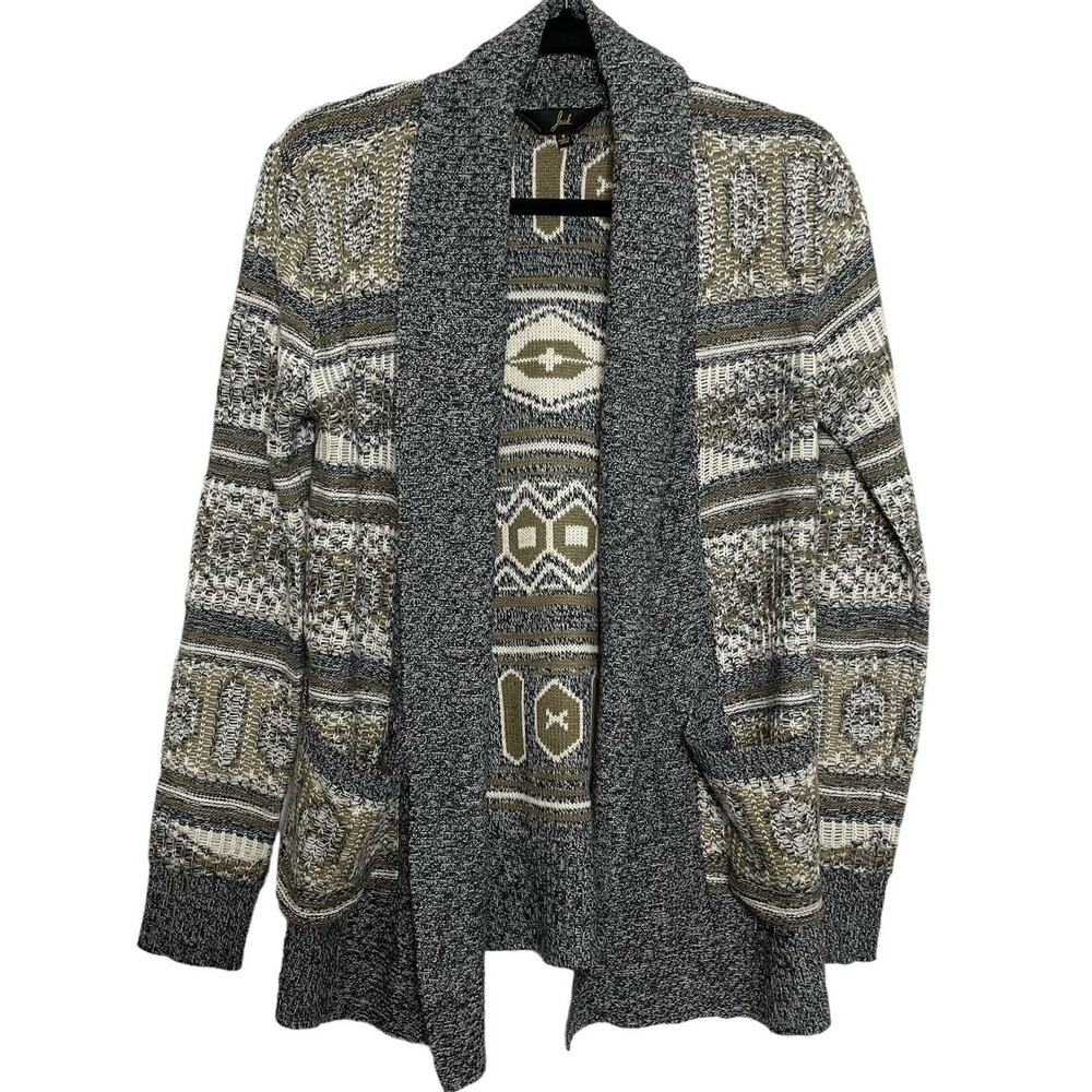 Jack Southwest Pattern Open Front Knit Cardigan Sweater Women S Western Prairie